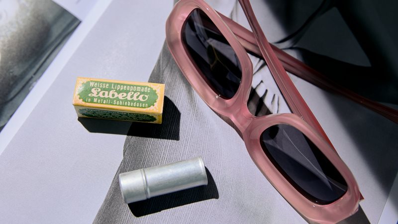 Ein Labello Lippenpflegestift aus der Anfangszeit des Unternehmens