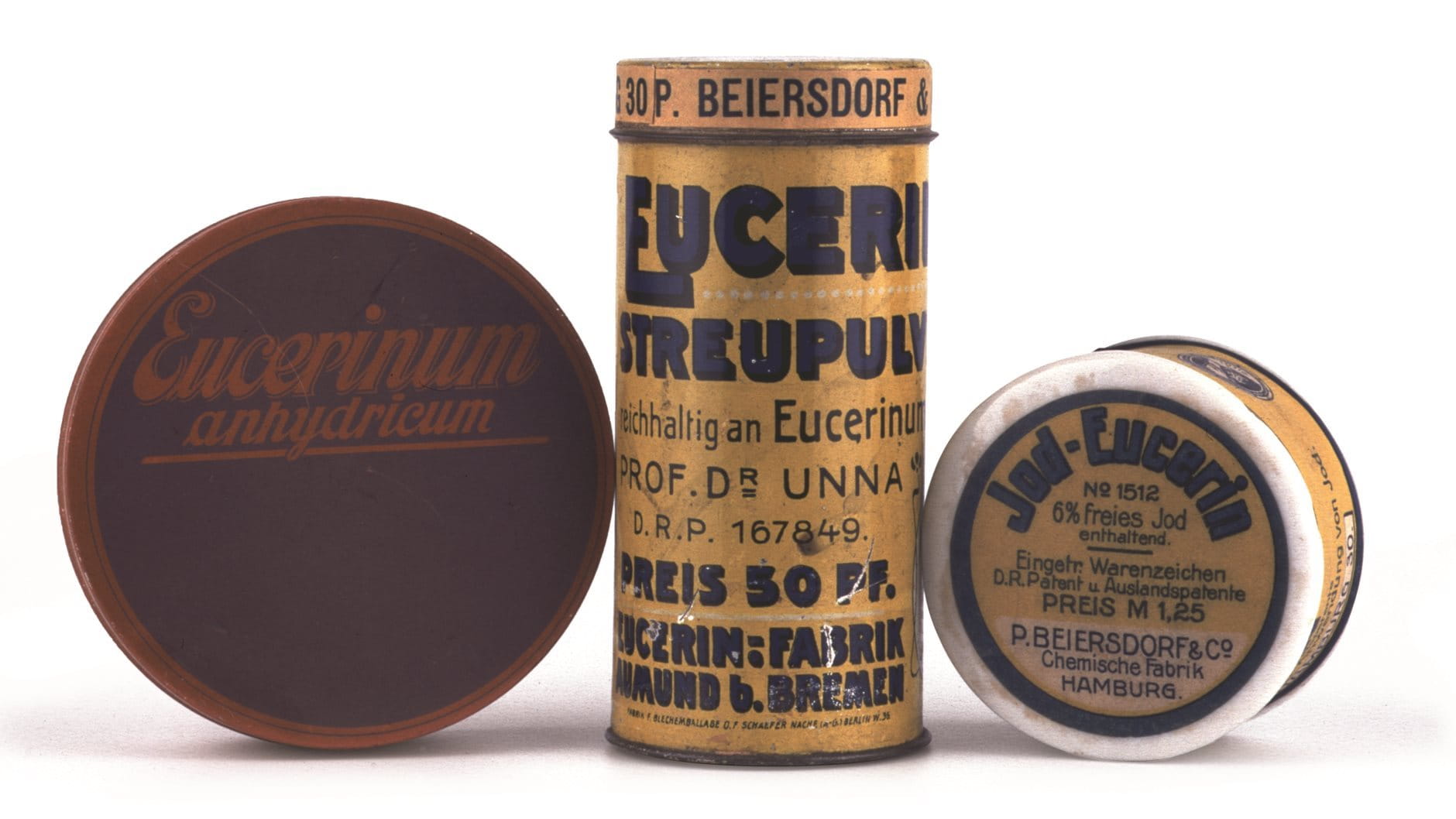 Eucerin Produkte der 1920er Jahre