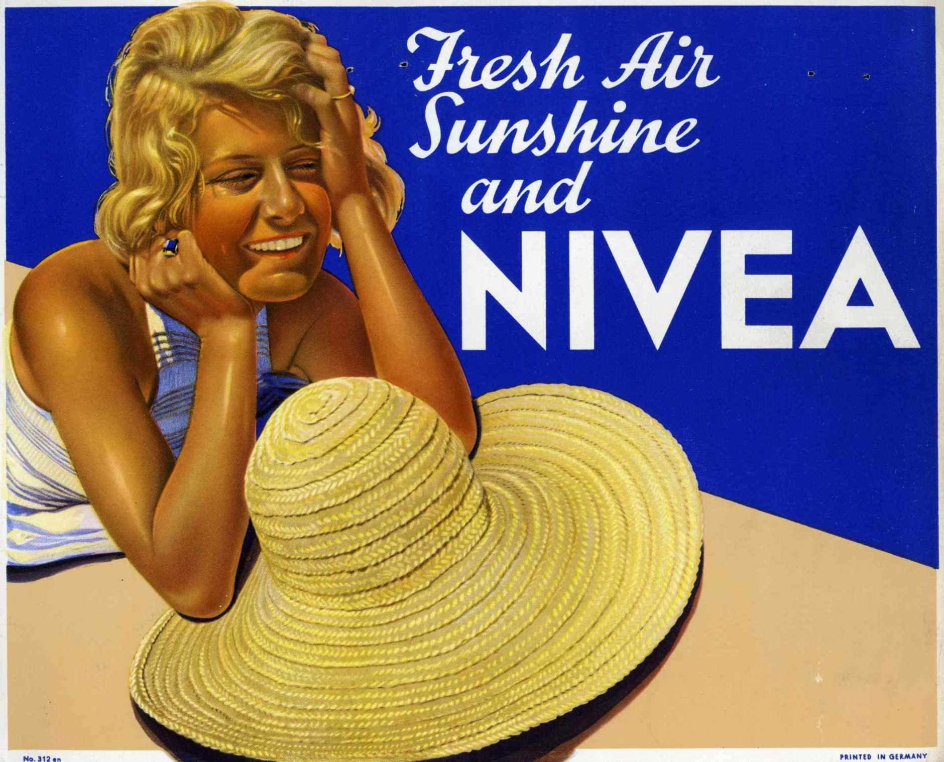 NIVEA Werbeplakat 1934