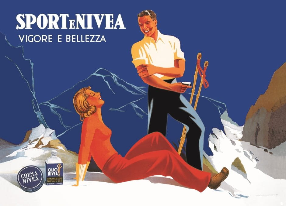 NIVEA Werbeplakat Italien 1935