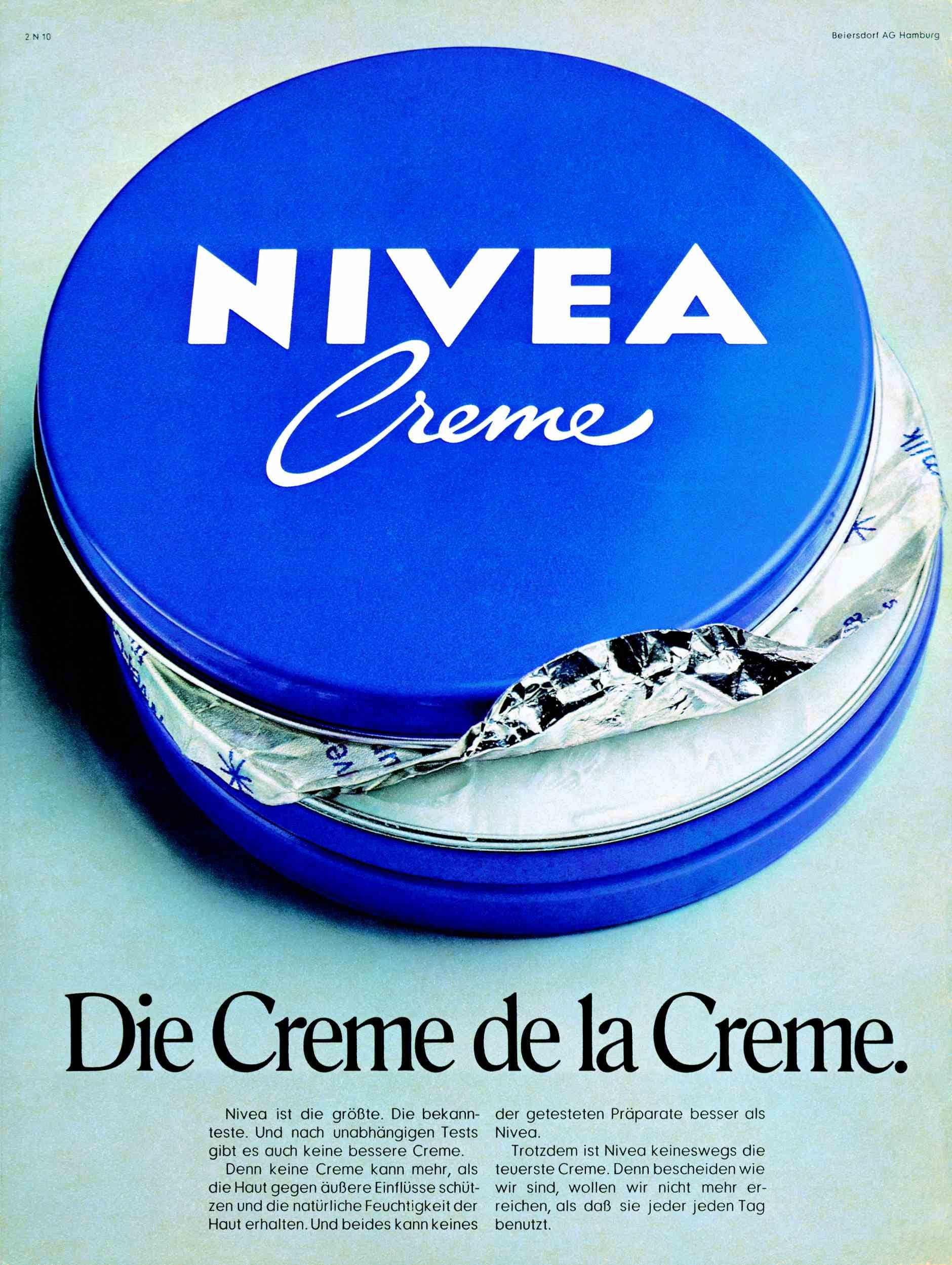 NIVEA Werbekampagne 1970